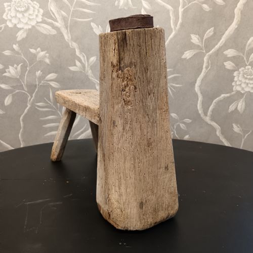 EARLY C19TH COBBLERS WORK STOOL - ADDITIONAL PHOTO 2