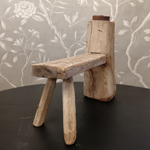 EARLY C19TH COBBLERS WORK STOOL - ADDITIONAL PHOTO 5