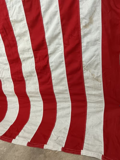 LARGE WWII AMERICAN USA FLAG 48 STATES - ADDITIONAL PHOTO 5