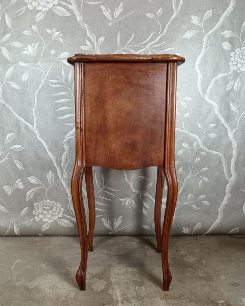 ANTIQUE FRENCH BEDSIDE CUPBOARD - ADDITIONAL PHOTO 4