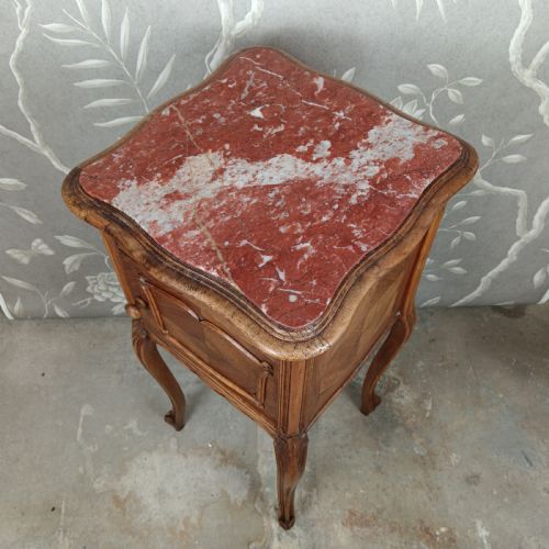ANTIQUE FRENCH BEDSIDE CUPBOARD - ADDITIONAL PHOTO 8