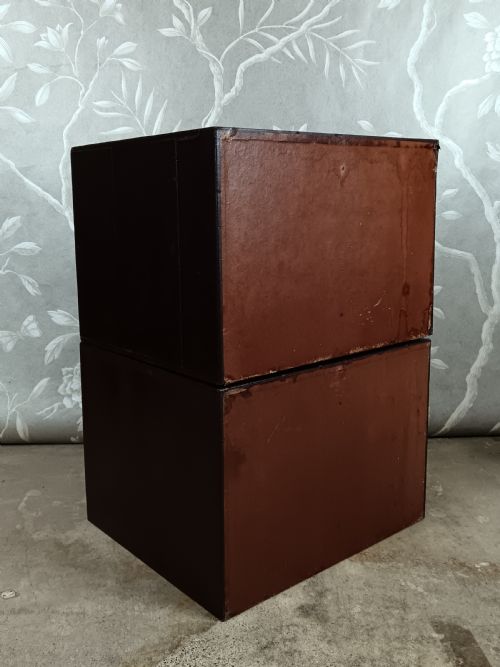 1920S LIBRARY CARD FILING SET OF DRAWERS - ADDITIONAL PHOTO 5