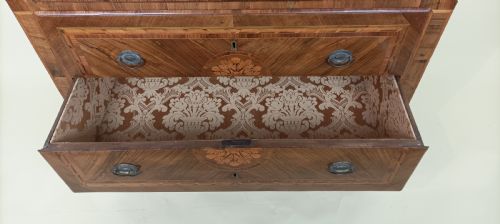 ITALIAN NEOCLASSICAL MARQUETRY CHEST OF DRAWERS LOMBARDY LATE 18TH EARLY 19TH CENTURY - ADDITIONAL PHOTO 8