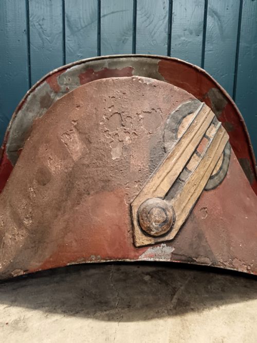 EXTREMELY RARE 19TH CENTURY TOLEWARE BICORN HATMILITARY TRADE SIGN - ADDITIONAL PHOTO 4