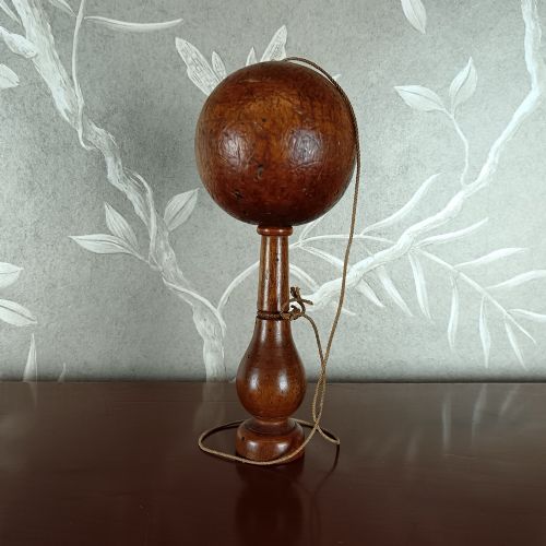 ANTIQUE WOODEN BILBOQUET BALL CUP GAME - ADDITIONAL PHOTO 5