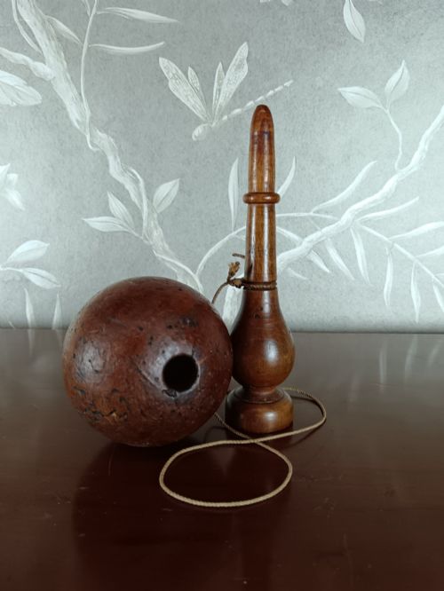 ANTIQUE WOODEN BILBOQUET BALL CUP GAME - ADDITIONAL PHOTO 7