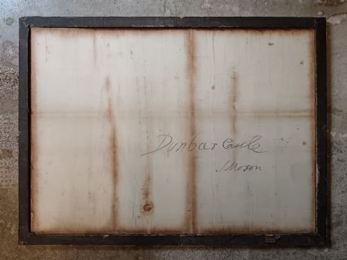 CIRCA 18901900 LARGE SCOTTISH COASTAL WATERCOLOUR 'DUNBAR CASTLE' BY JOHN MOXON - ADDITIONAL PHOTO 3