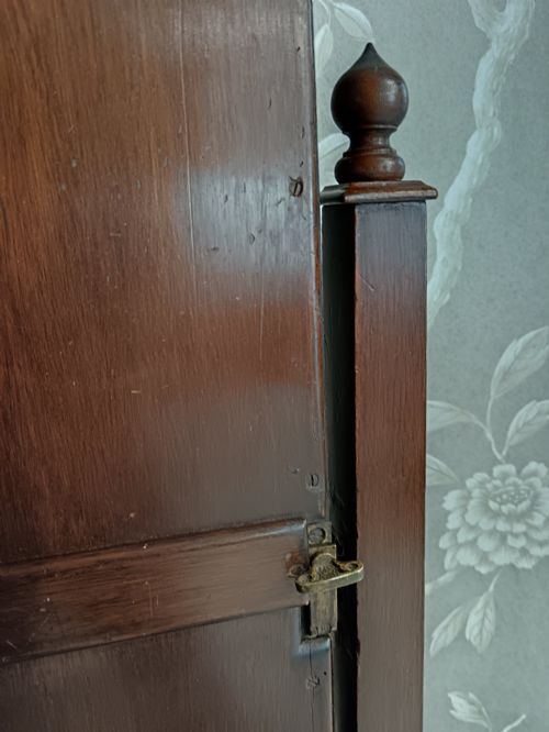ANTIQUE MAHOGANY FULL LENGTH FREESTANDING CHEVAL DRESSING MIRROR C1890 - ADDITIONAL PHOTO 7