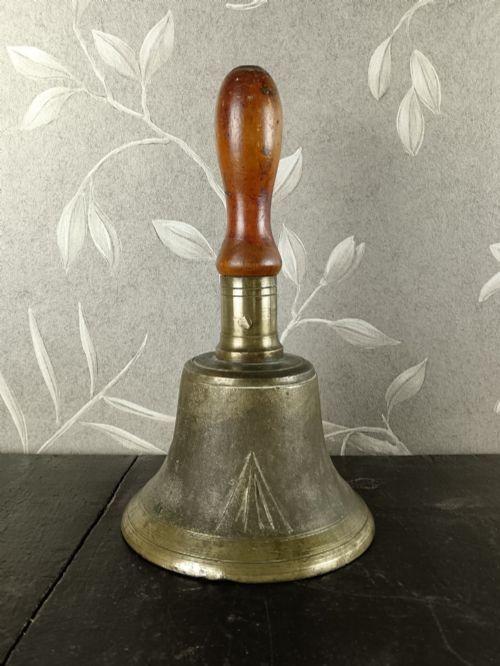 BRITISH MILITARY CAST BRASS WARNING BELL
