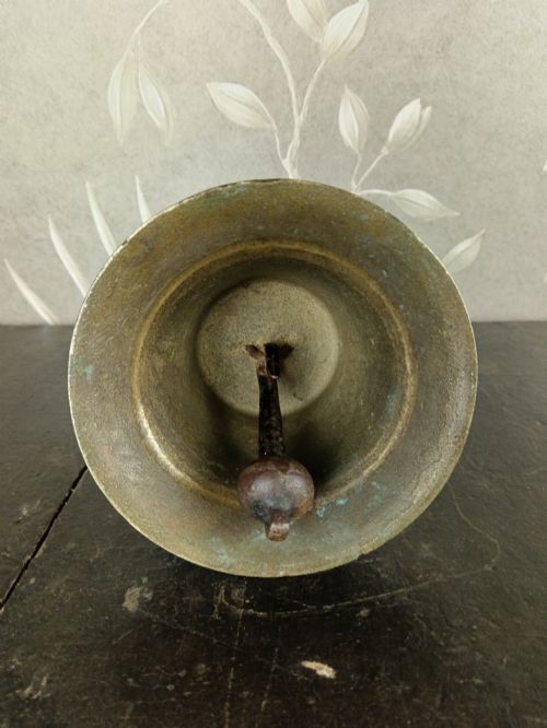 BRITISH MILITARY CAST BRASS WARNING BELL - ADDITIONAL PHOTO 4