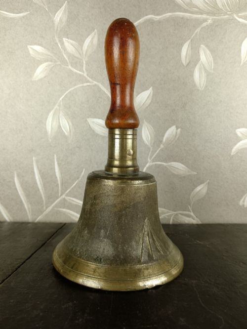 BRITISH MILITARY CAST BRASS WARNING BELL - ADDITIONAL PHOTO 6