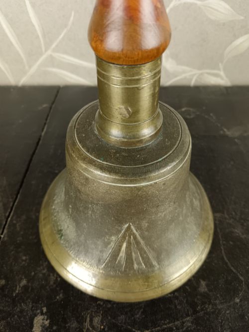 BRITISH MILITARY CAST BRASS WARNING BELL - ADDITIONAL PHOTO 7