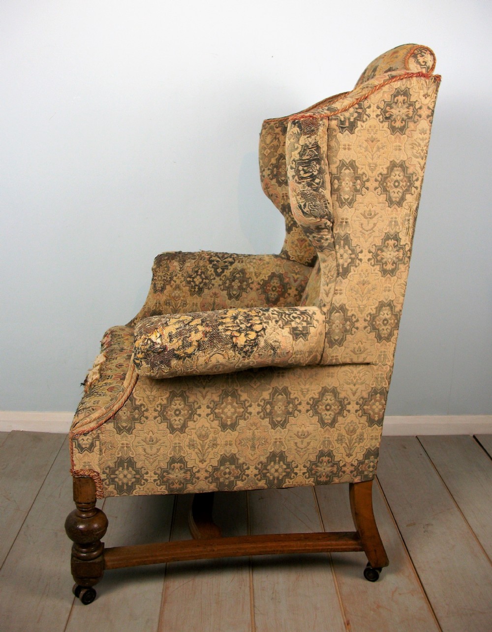 A William and Mary Revival Wing Back Armchair View IV