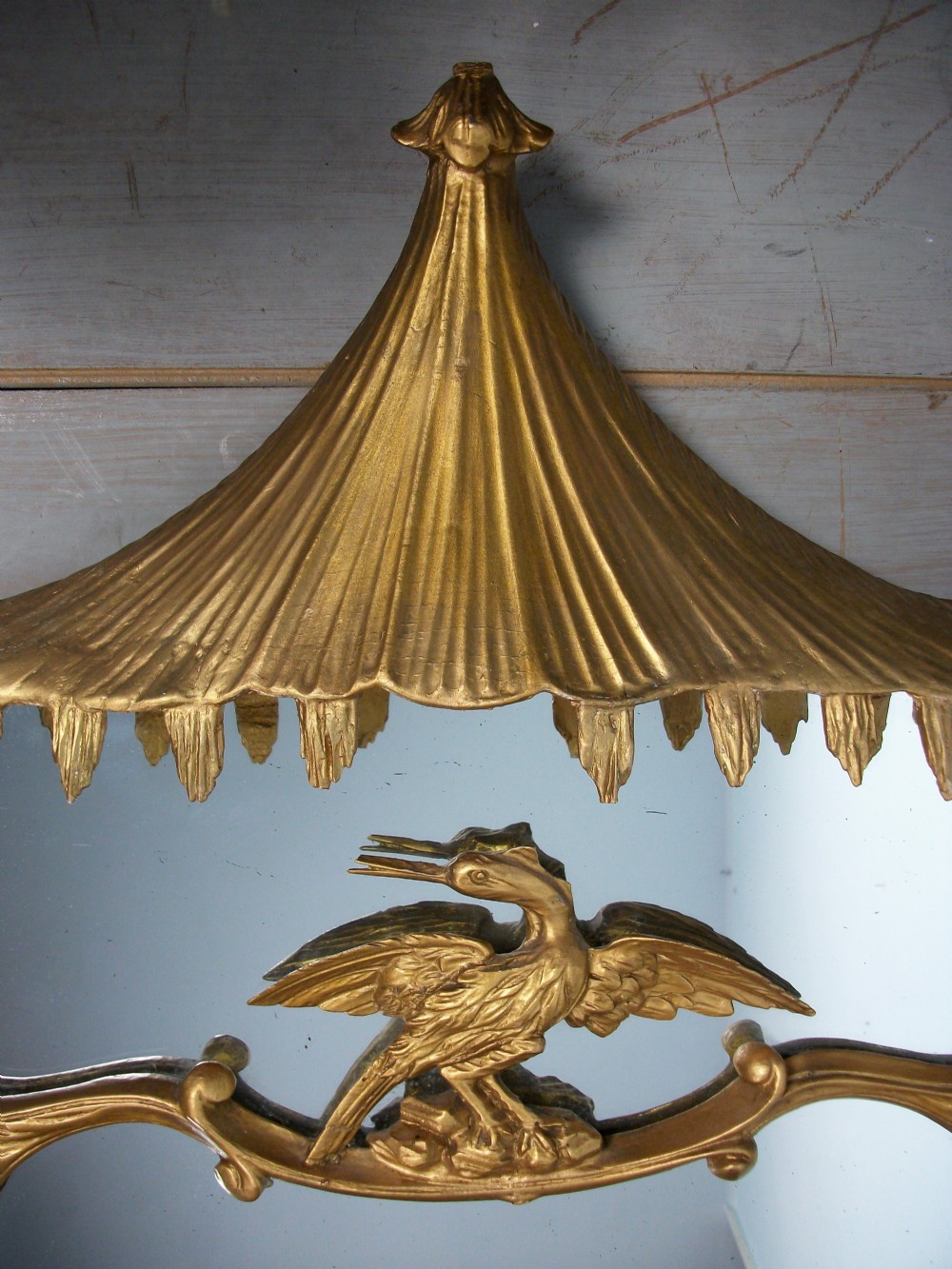 English Chinoiserie Chippendale Style Mirror View III
