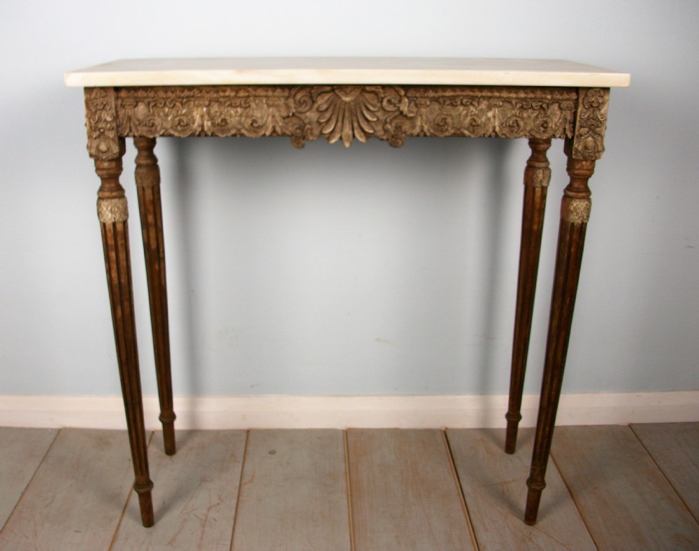 Small French 19th Century Console Table