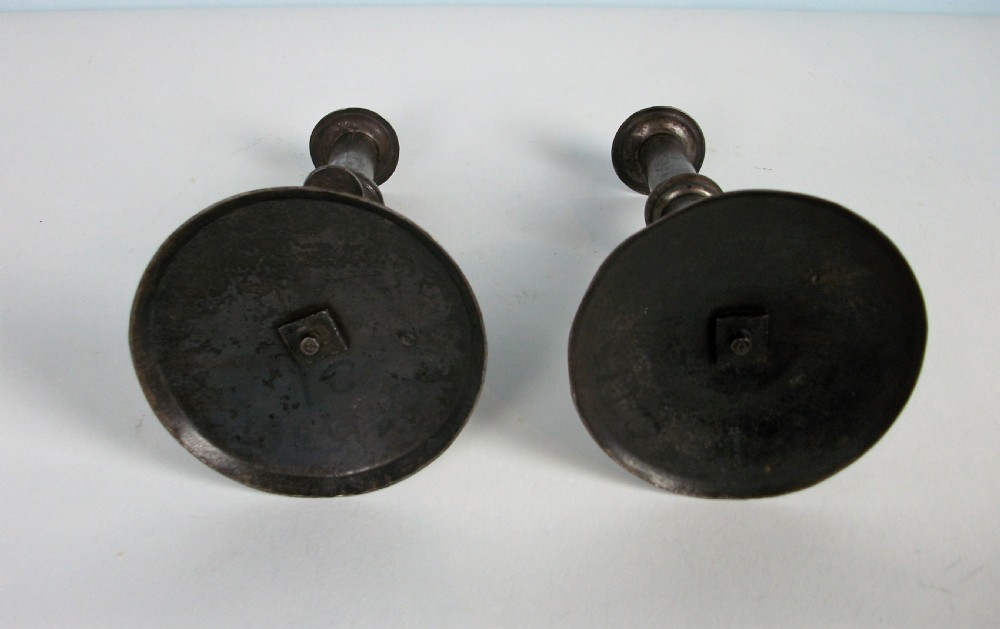 Pair of Hogscraper Candlesticks View IV