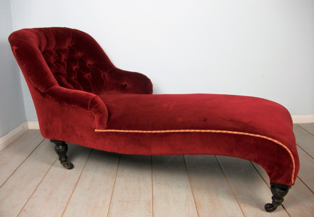 19th Century English Chaise Longue