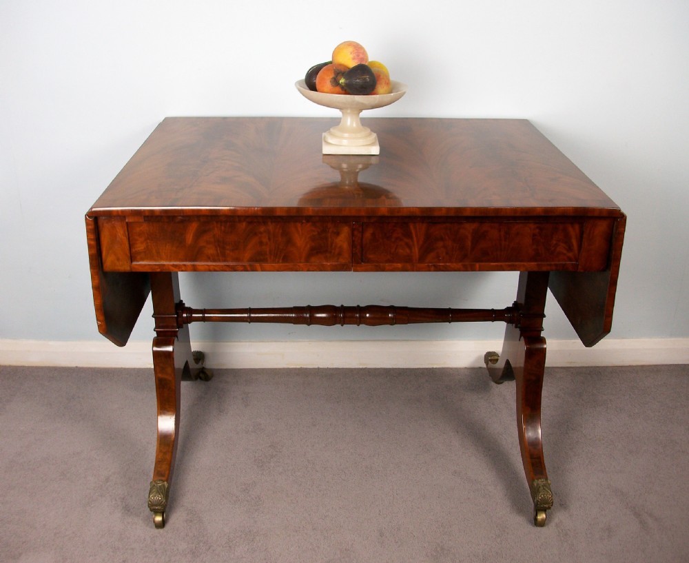 Antique Regency Mahogany Sofa Table by Wilkinson, London