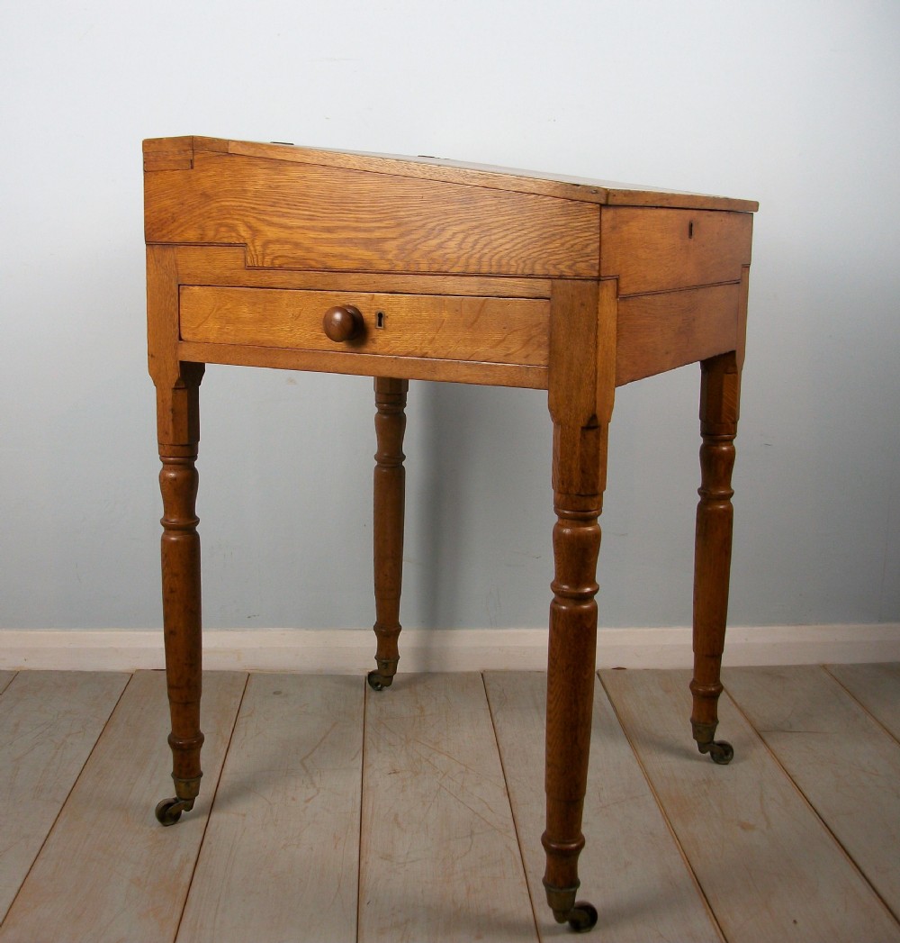 Victorian Oak Clerk's Desk