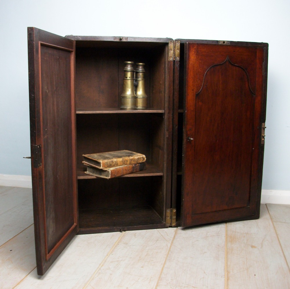 A 19TH Century Campaign Bookcase View II
