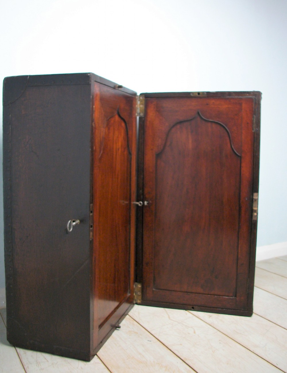 A 19TH Century Campaign Bookcase View IV