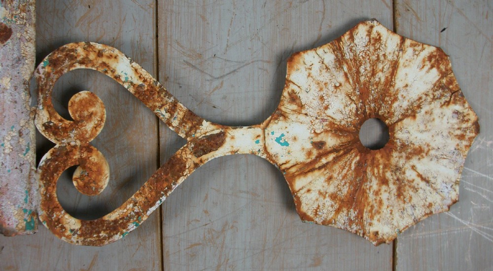 Pair of very decorative weather vanes View V