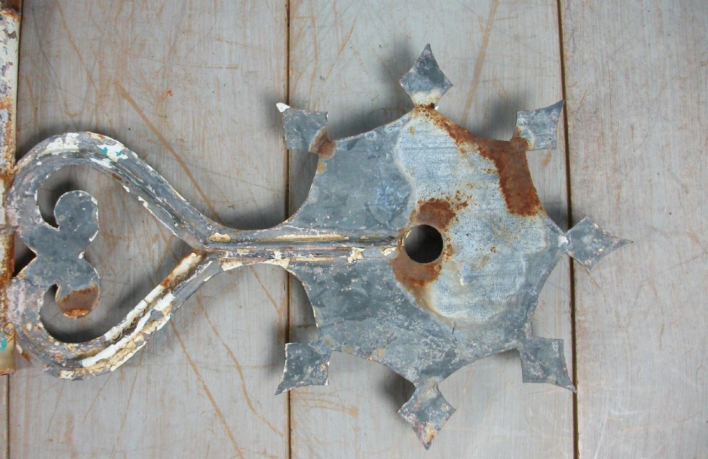 Pair of very decorative weather vanes View X