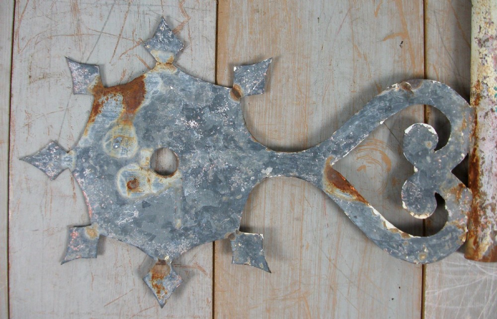 Pair of very decorative weather vanes View XI