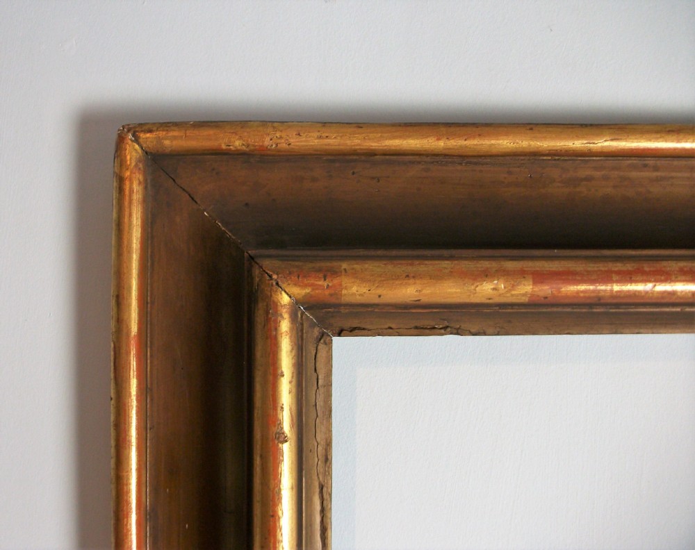 19thC Large Italian Gilded Frame View V