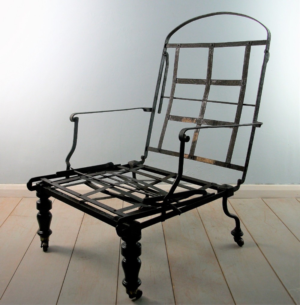 A Campaign Metamorphic Armchair & Daybed View XIV