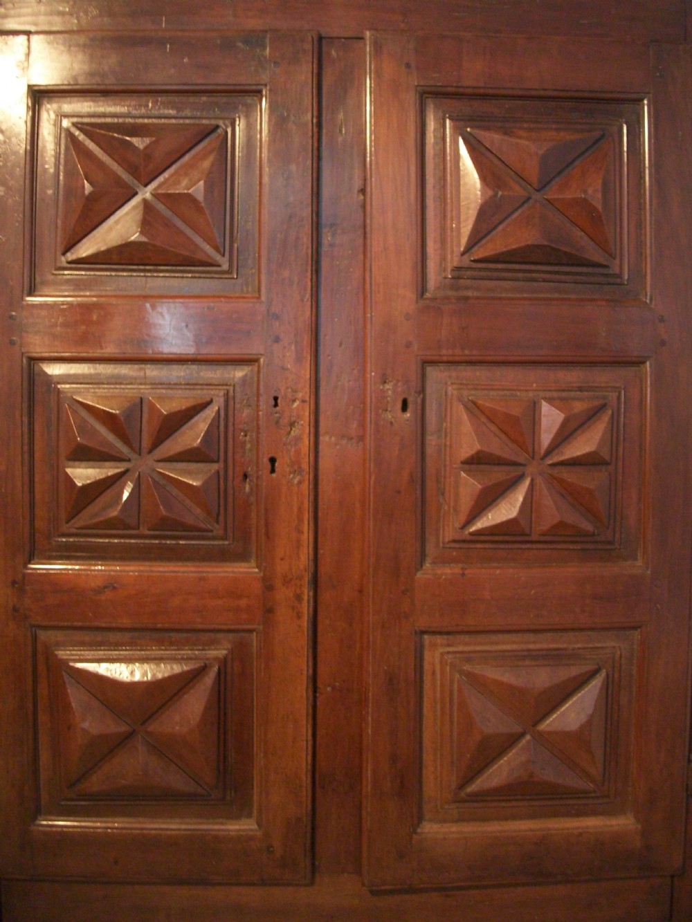 17th Century Italian Diamond Point Doors View III