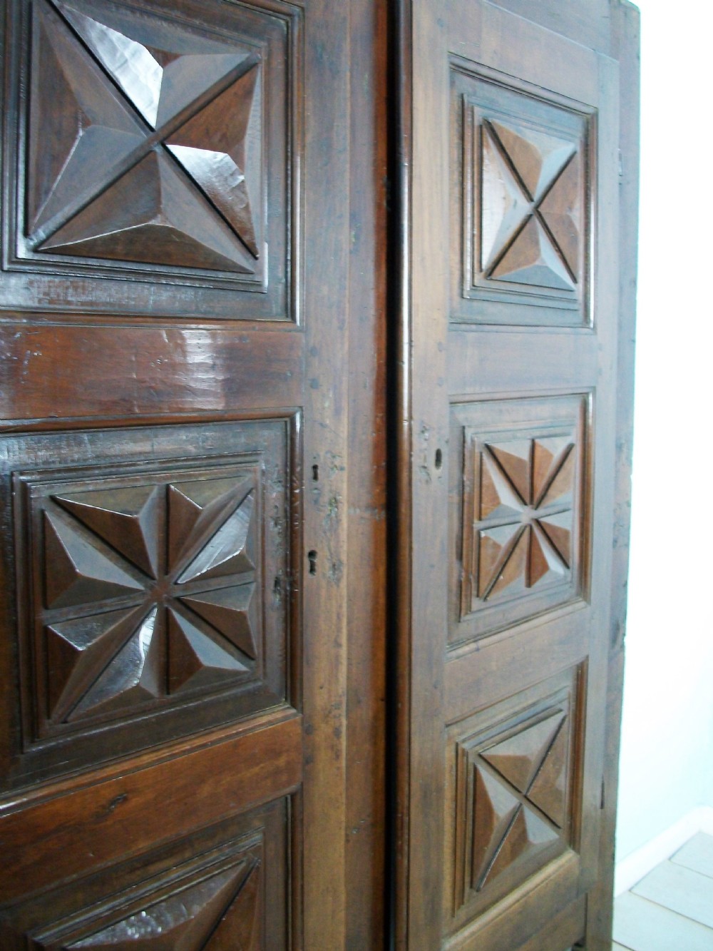 17th Century Italian Diamond Point Doors View IX