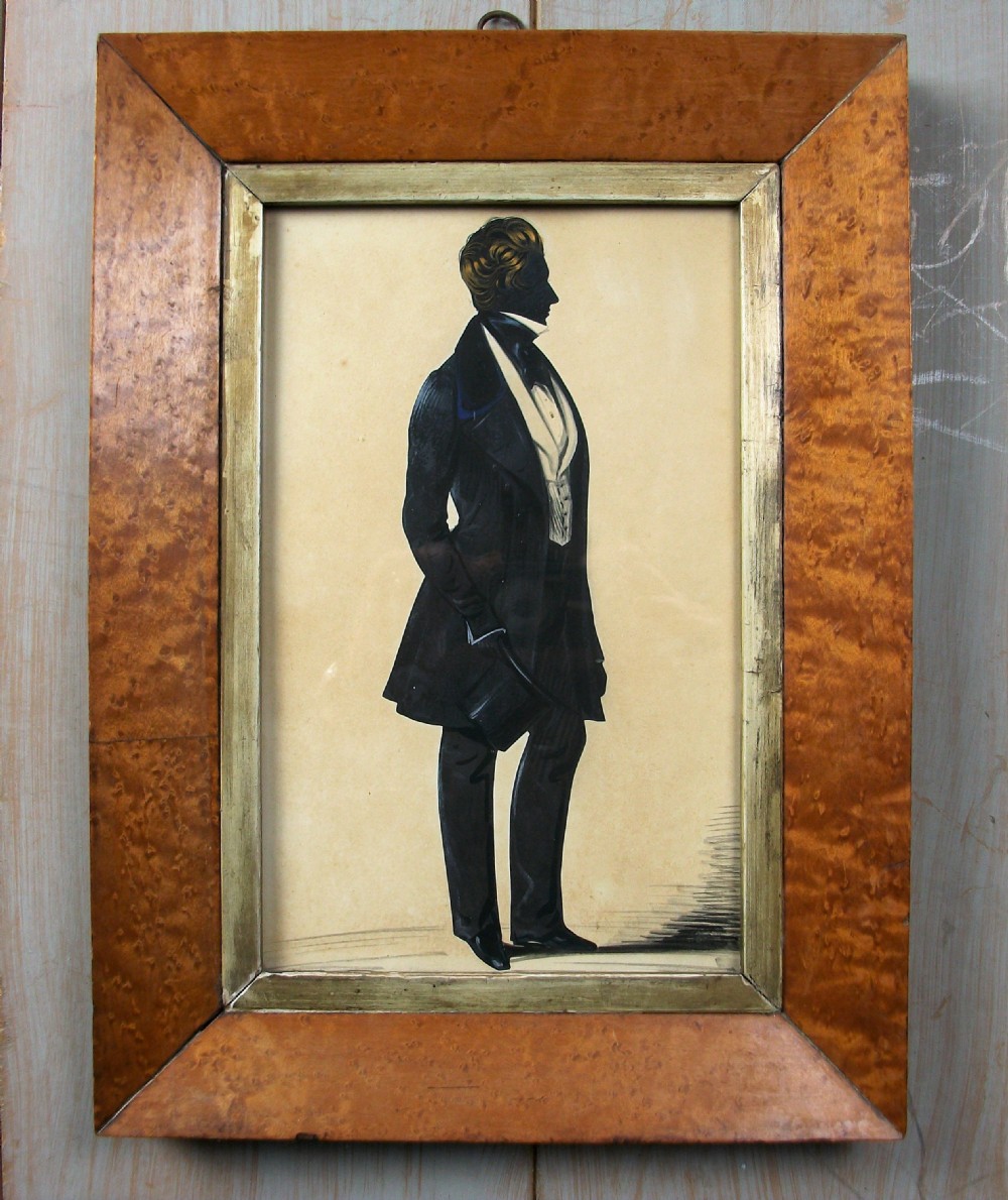 Full Length Silhouette of a Gentleman by F. Frith