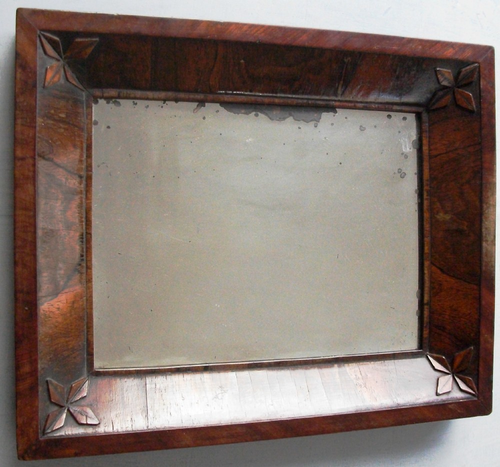 Small Rosewood Mirror View II