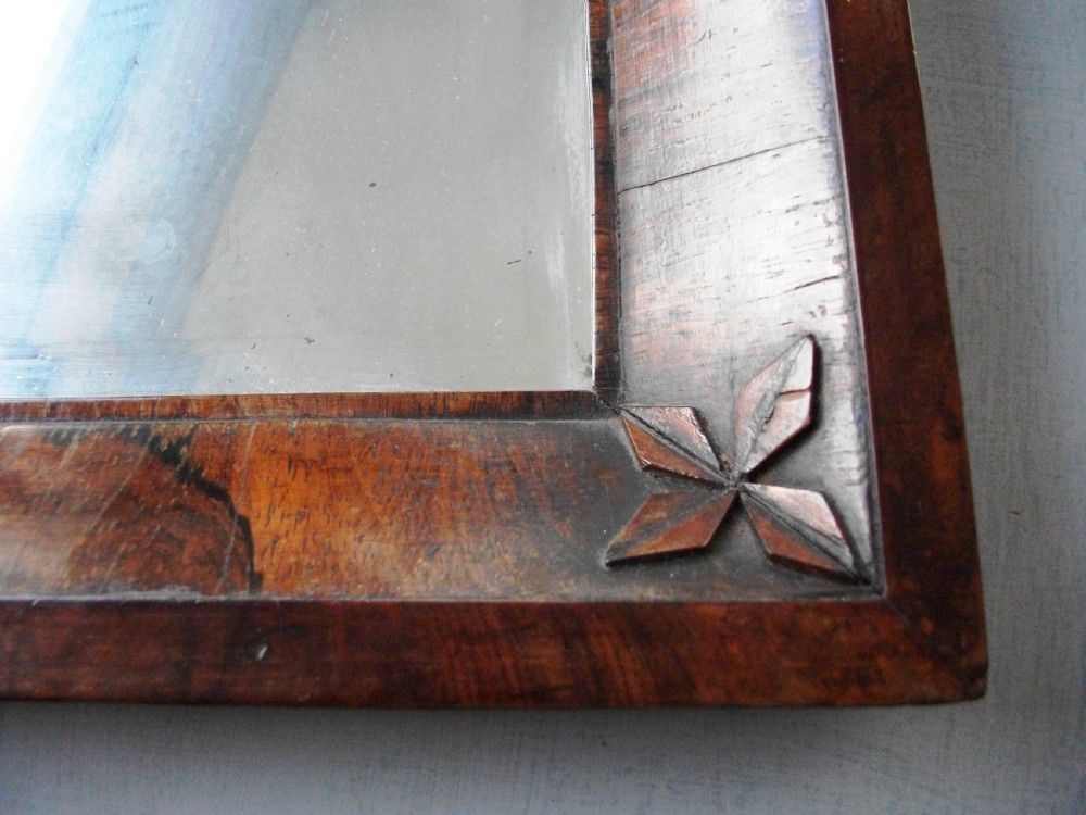 Small Rosewood Mirror View III