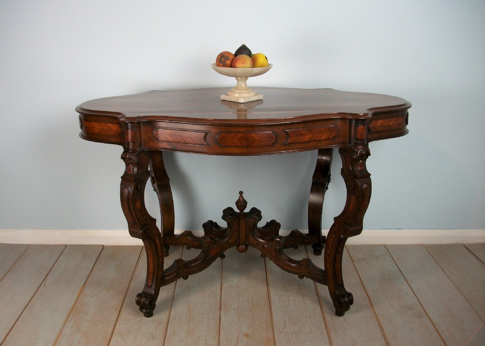 A very Fine 19th Century Italian Walnut Occasional Centre Table View VI