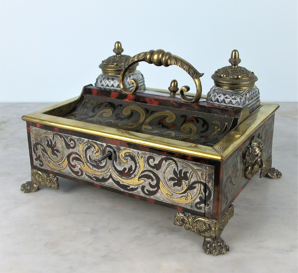 A Late Georgian Early Regency Inkstand of the Highest Quality View XII