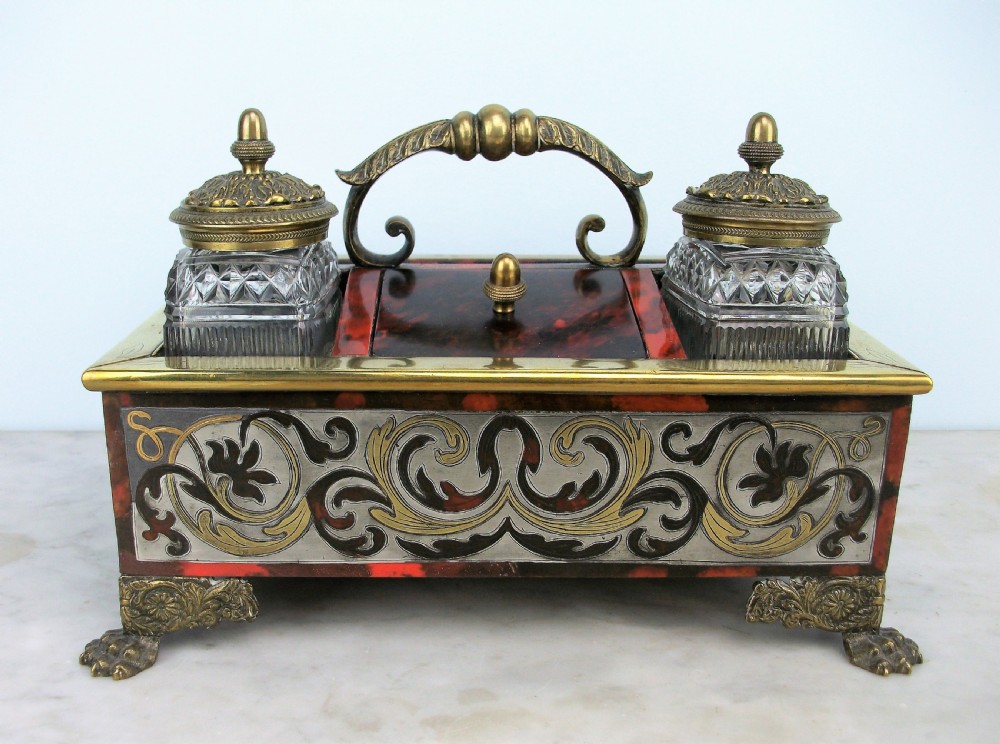 A Late Georgian Early Regency Inkstand of the Highest Quality View II