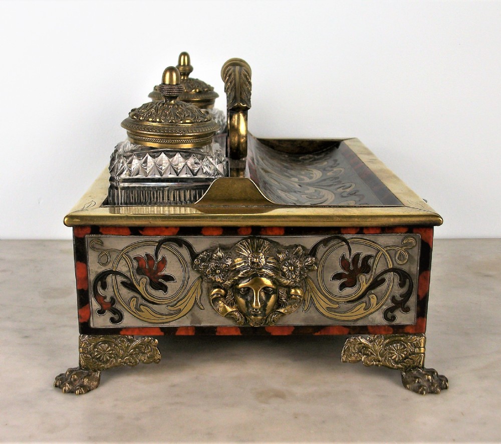 A Late Georgian Early Regency Inkstand of the Highest Quality View XV
