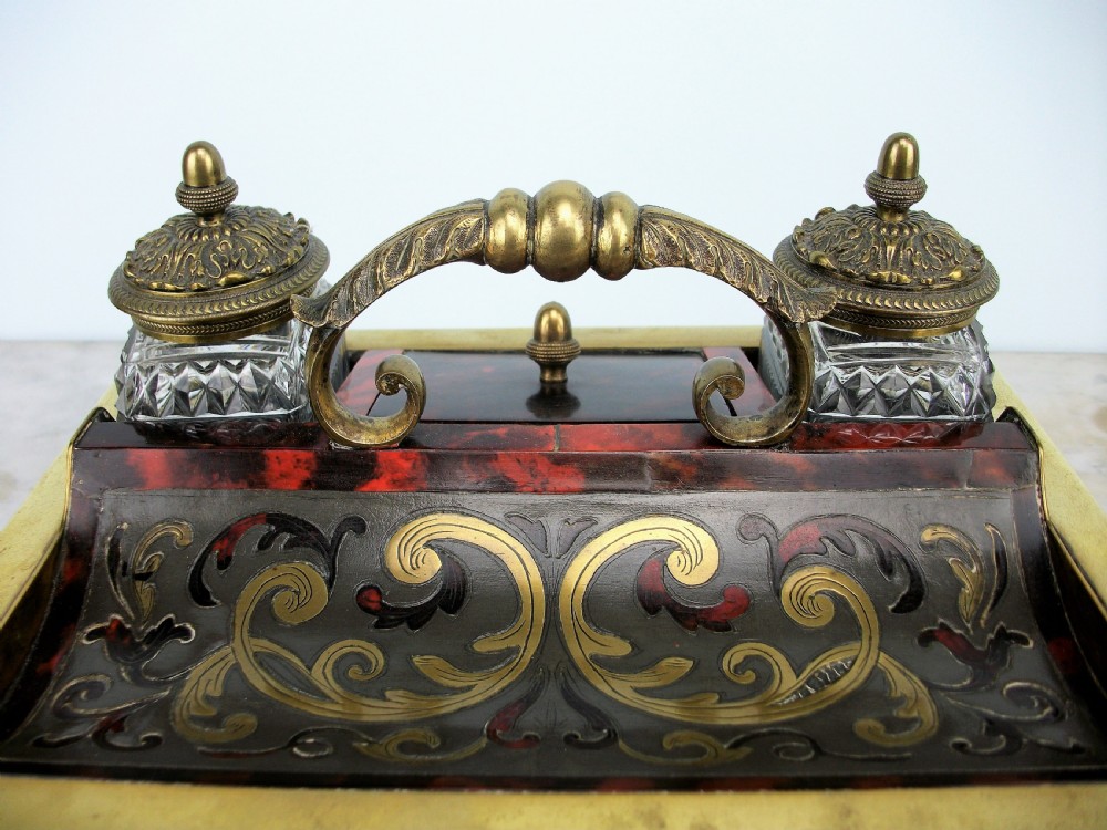 A Late Georgian Early Regency Inkstand of the Highest Quality View V