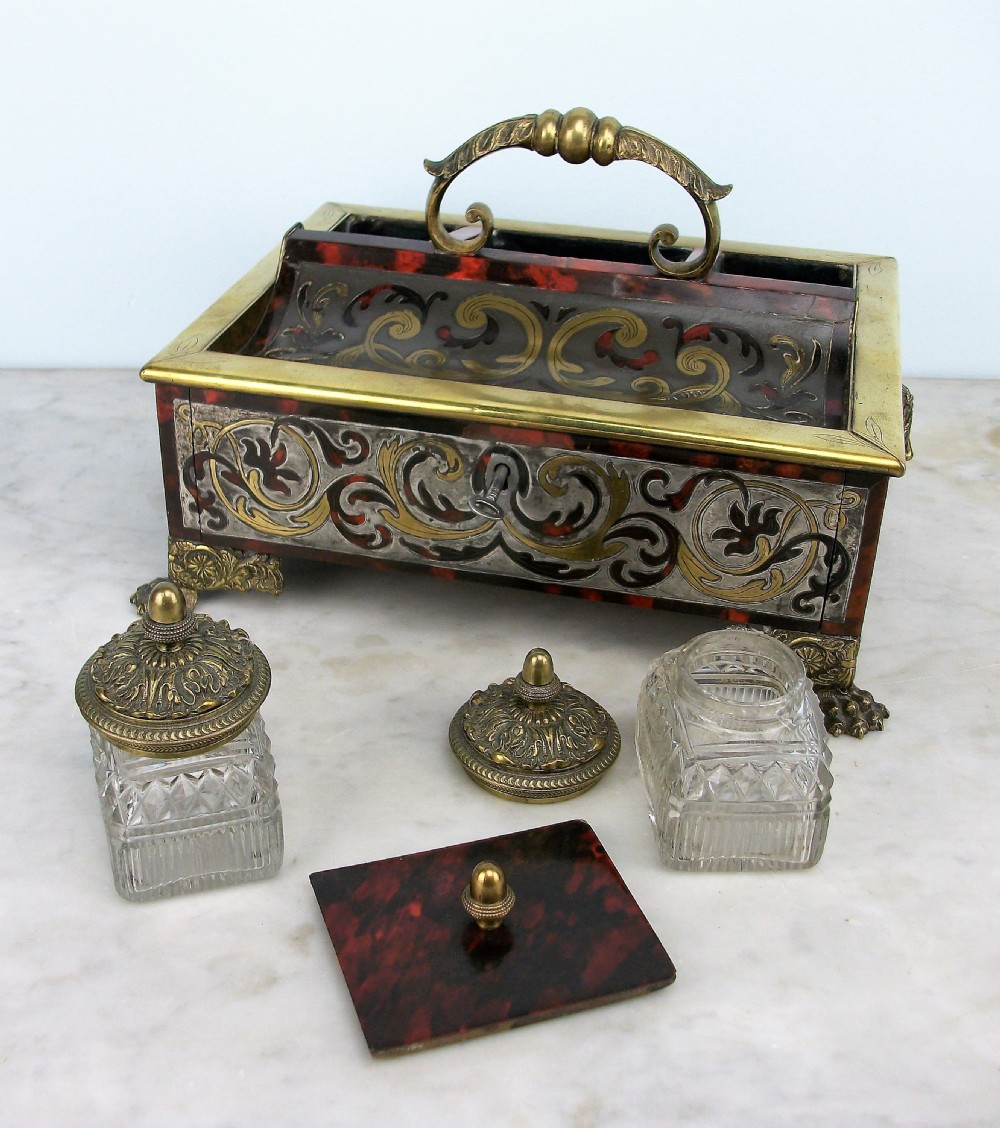 A Late Georgian Early Regency Inkstand of the Highest Quality View XIII