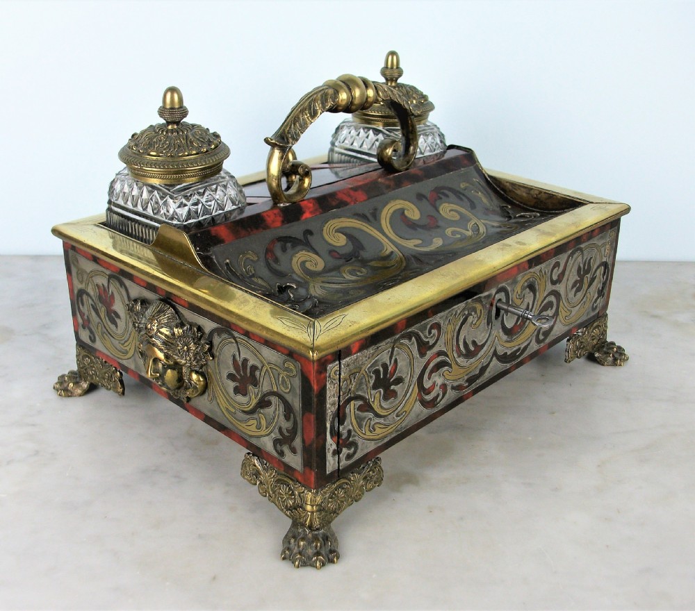 A Late Georgian Early Regency Inkstand of the Highest Quality View III