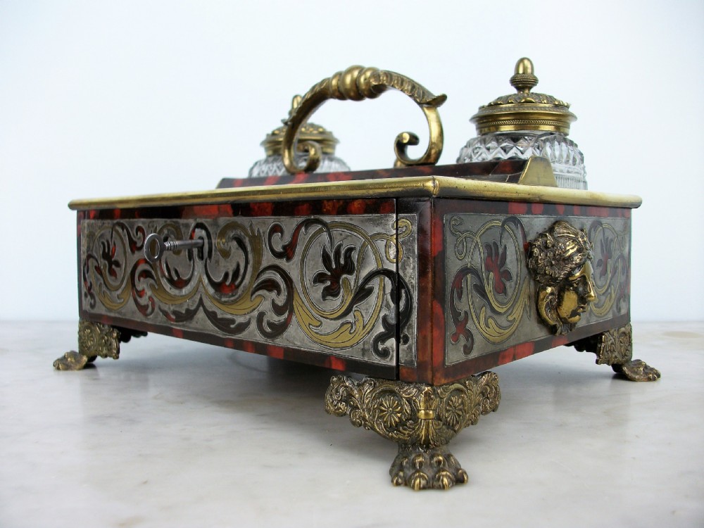 A Late Georgian Early Regency Inkstand of the Highest Quality View X