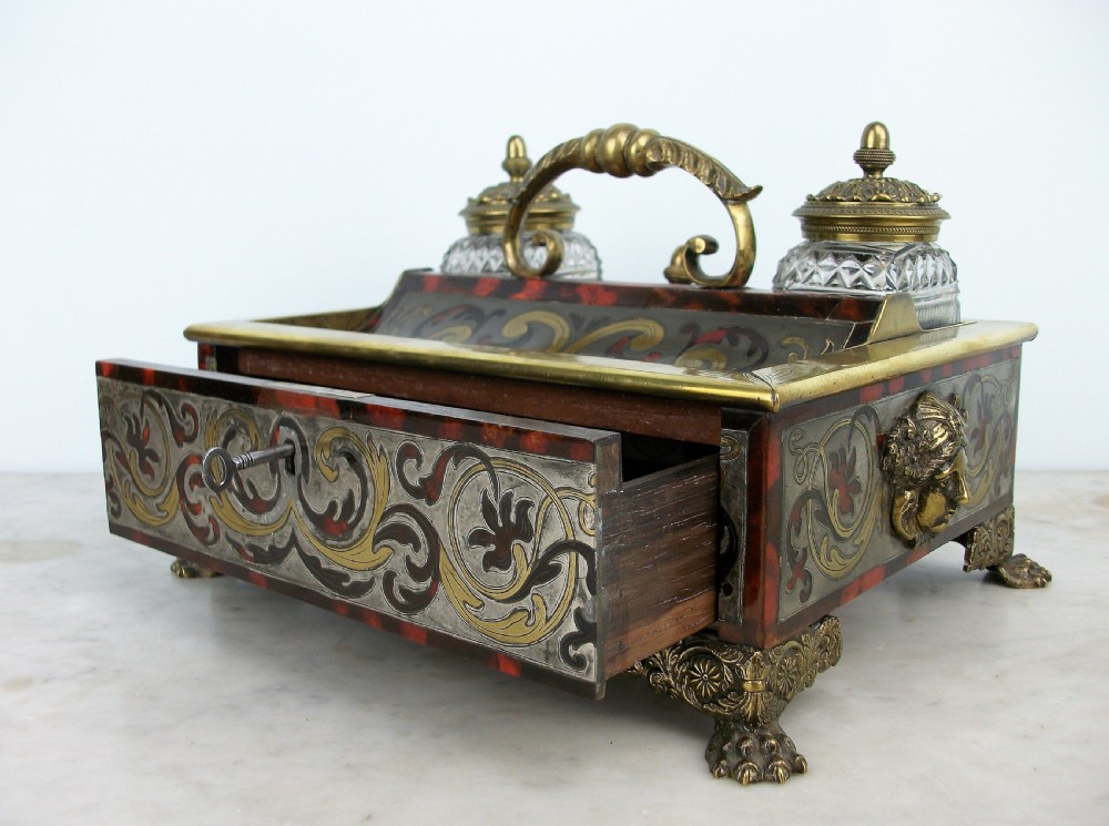 A Late Georgian Early Regency Inkstand of the Highest Quality View XI