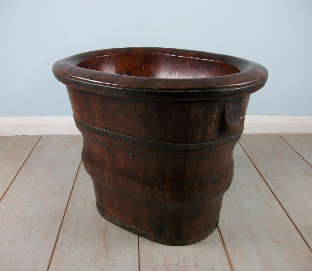 Antique Chinese Wooden Baby's Bath
