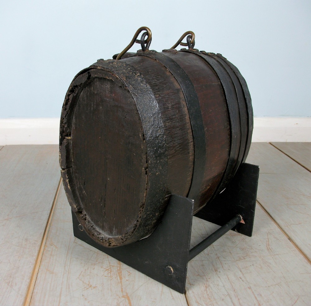 18th Century Oak Ships Spirit Barrel from HMS Royal George View III
