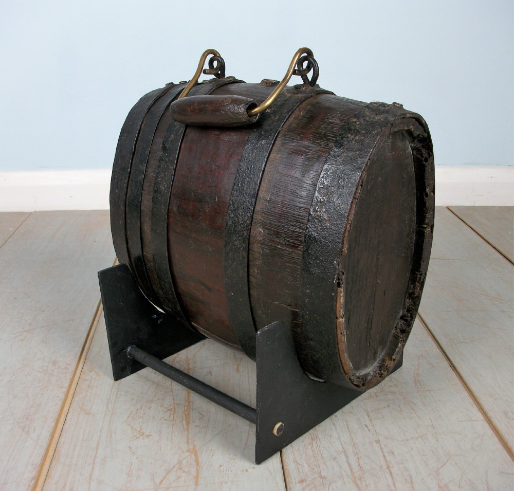 18th Century Oak Ships Spirit Barrel from HMS Royal George View VI