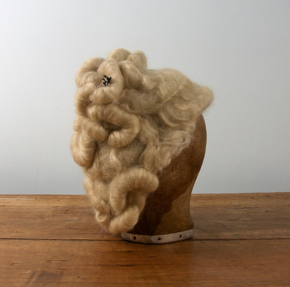 Victorian Lady's Wig and Stand