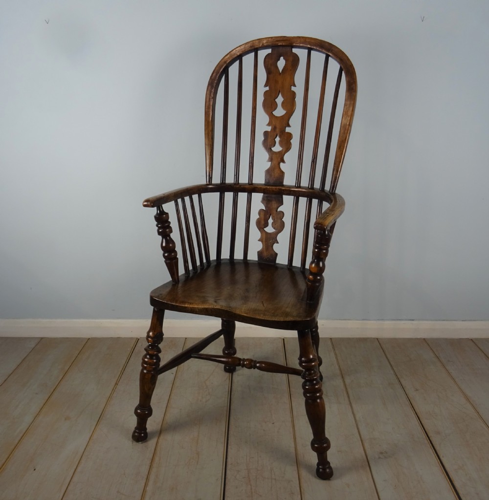 Ash & Elm Windsor Kitchen High Back Armchair View IV