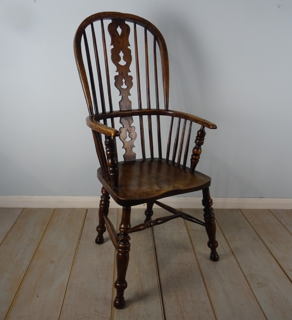 Ash & Elm Windsor Kitchen High Back Armchair View VI